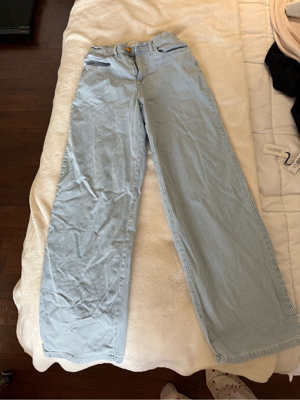 Striped jeans